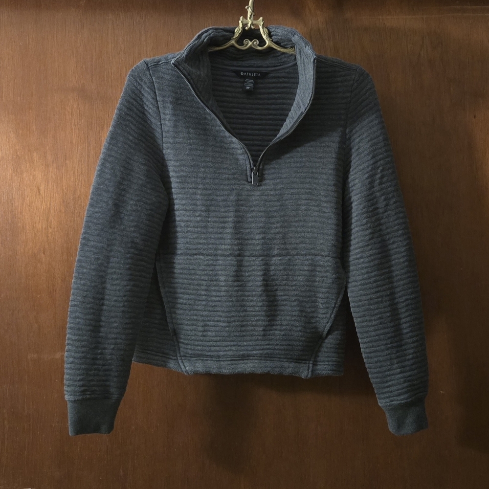 Athleta Ottoman Rib Sweatshirt - Picture 2 of 11